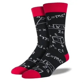 Math Men's printed socks