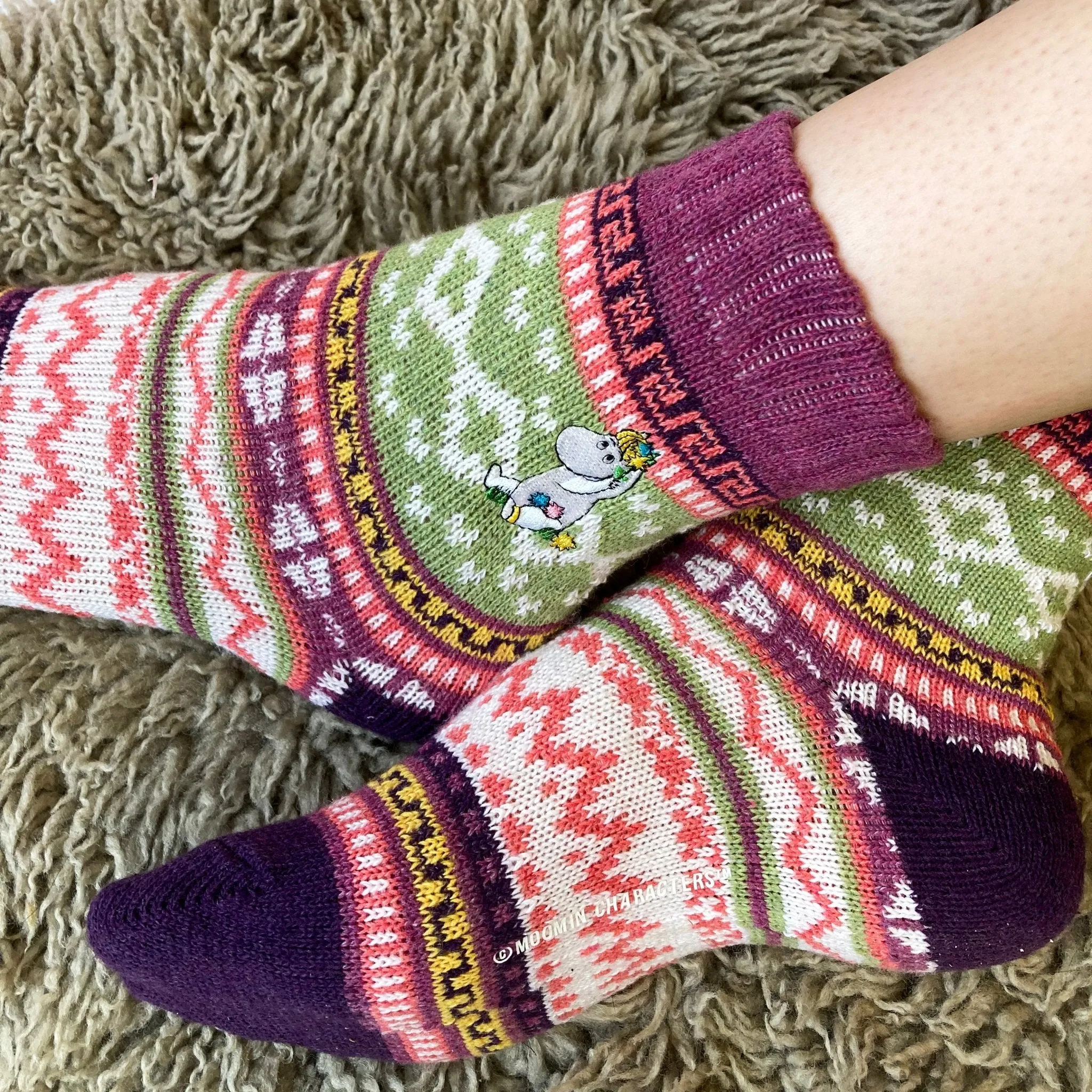 Moomin Fair Isle Moomin Socks