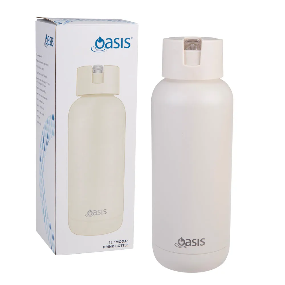 Oasis Bottle Ceramic 1L Alabaster