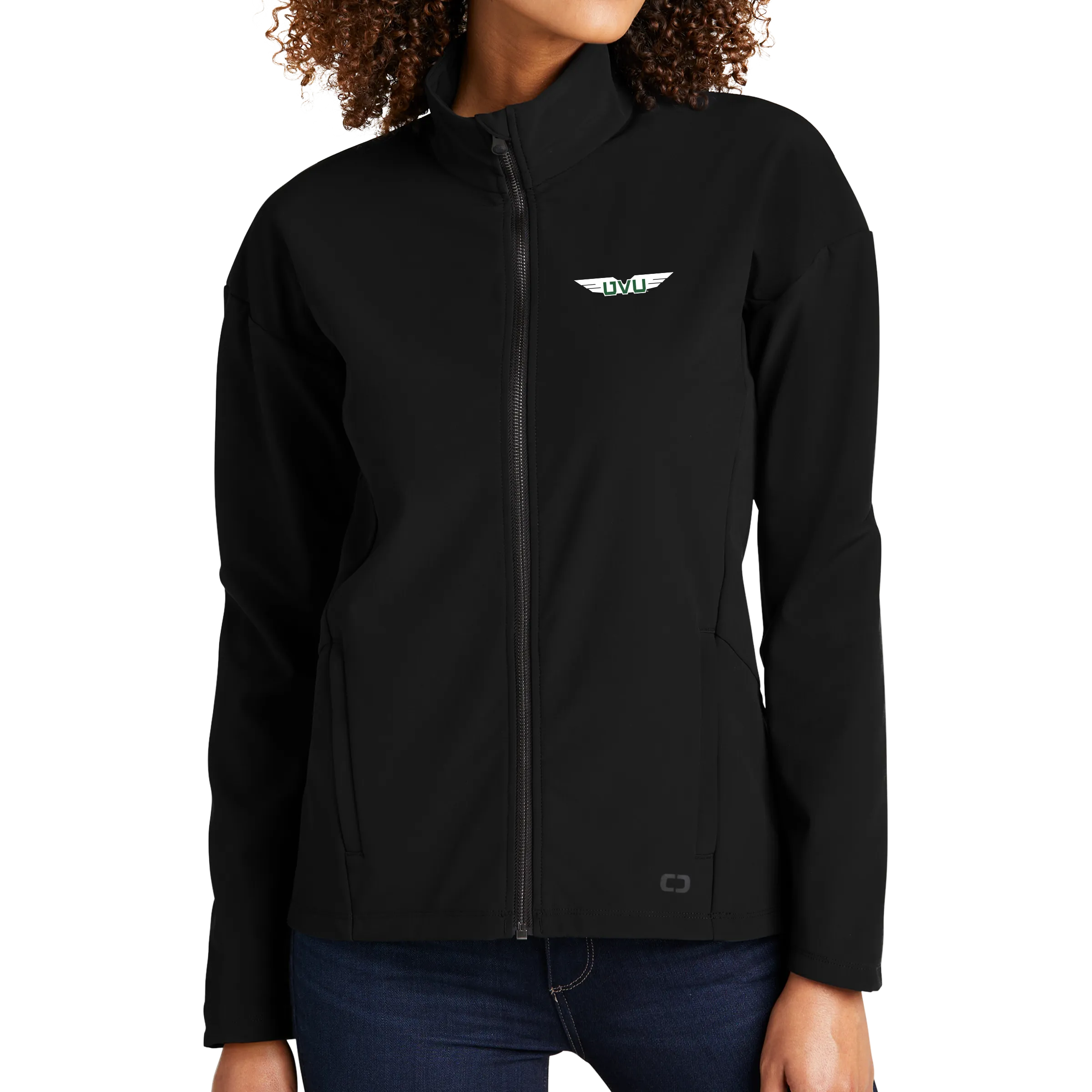 OGIO® Ladies Commuter Full-Zip Soft Shell- Aviation wings