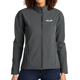 OGIO® Ladies Commuter Full-Zip Soft Shell- Aviation wings