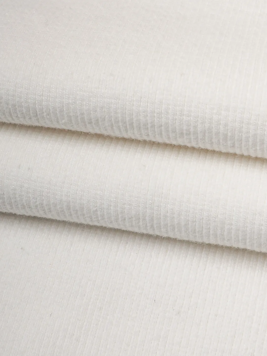 Organic Cotton & Spandex Heavy Weight Stretched Rib Fabric ( KR14090 )