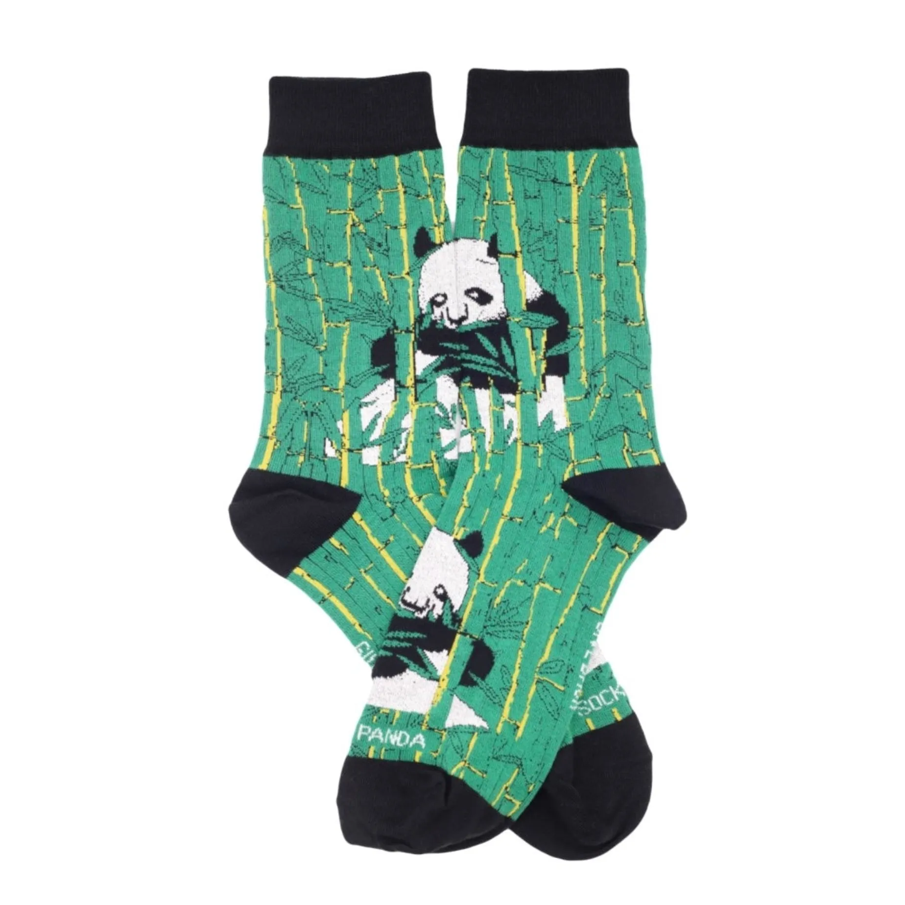 Panda Sitting in Bamboo Socks from the Sock Panda