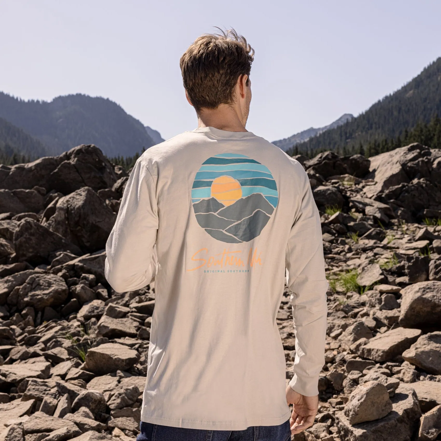 Paper Mountains Tee - Long Sleeve