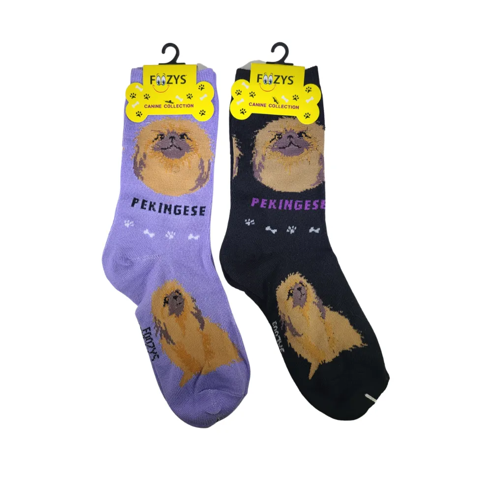 Pekingese Women's Crew Socks