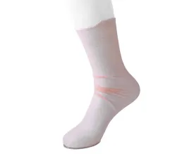 Pink Sheer Metallic Women’s Sock