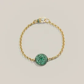 Pocket Watch Bracelet - Emerald