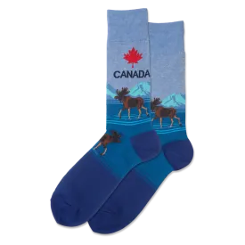 "Canada Moose" Crew Socks by Hot Sox