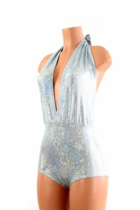 "Josie" Romper in Frostbite Shattered Glass