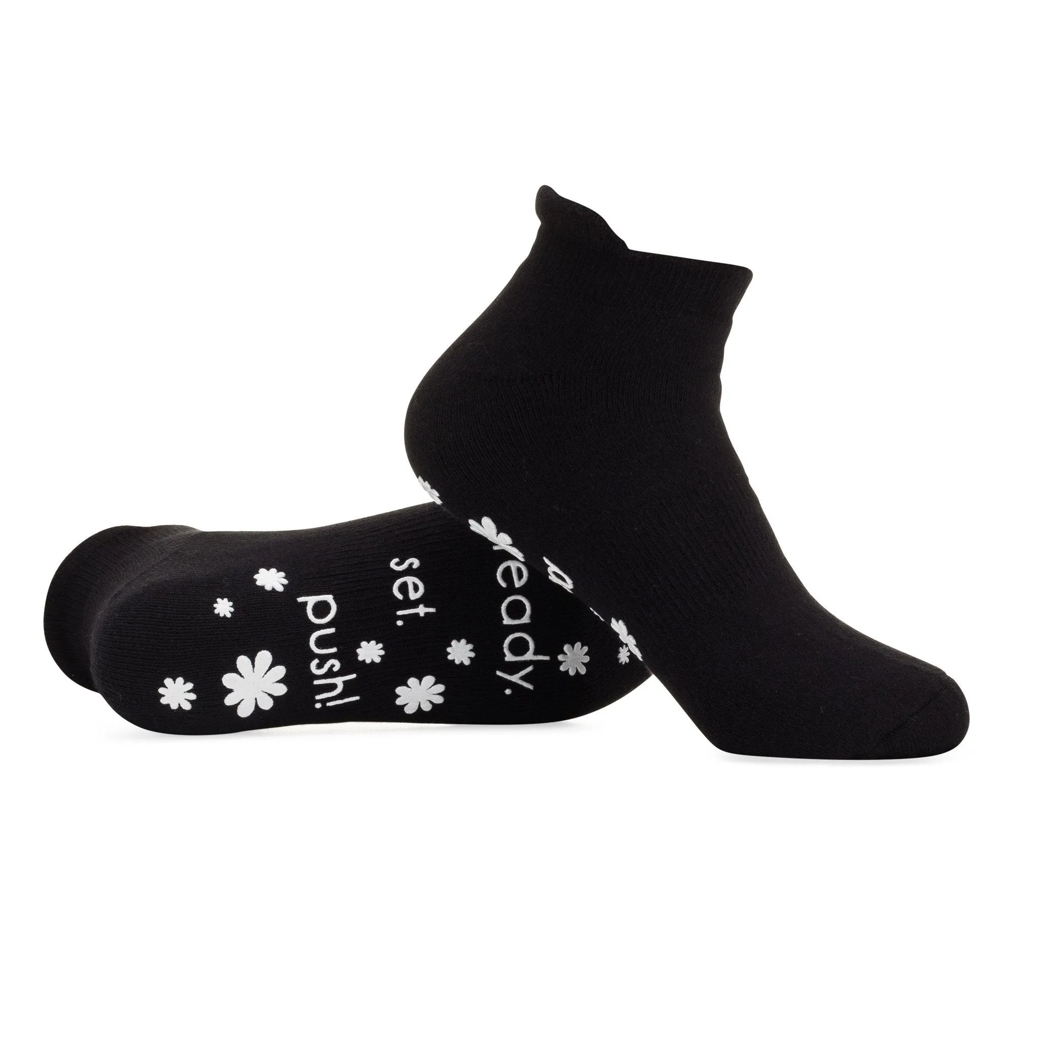 Ready.Set.Push! Labor and Push Socks -Black