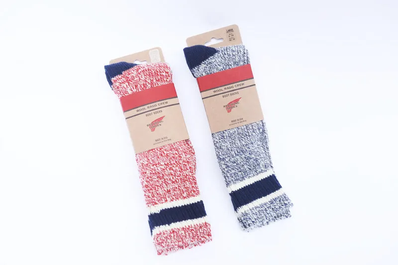 Red Wing 97330 striped wool ragg crew socks