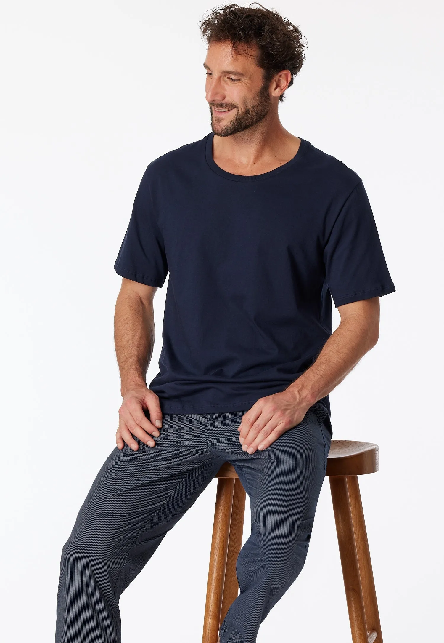 Schiesser - Mix & Relax - Round Neck - Short Sleeve Shirt