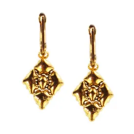 SG Liquid Metal E34-AG Antique Gold Finish EARRINGS by Sergio Gutierrez