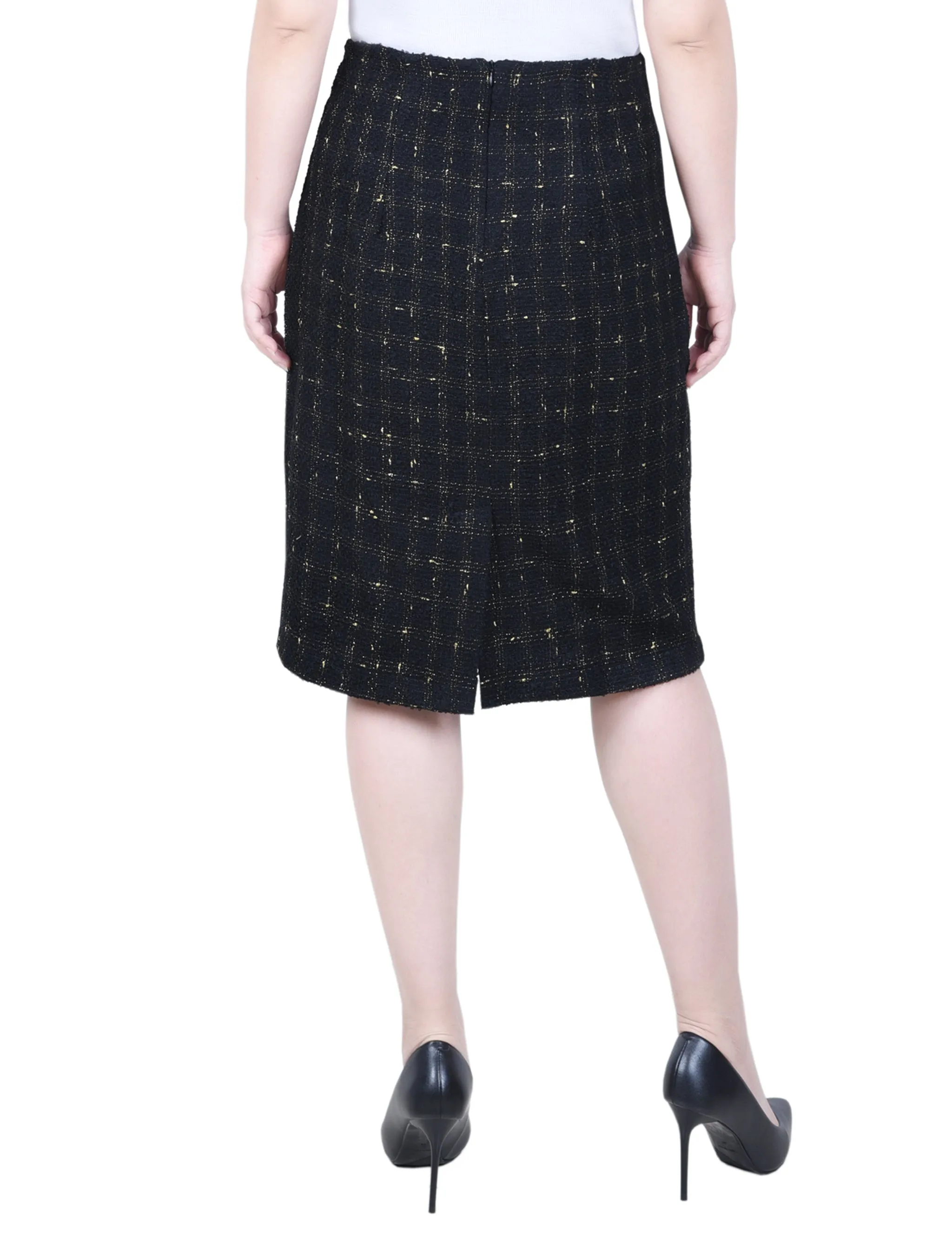 Slim Double Knit Skirt