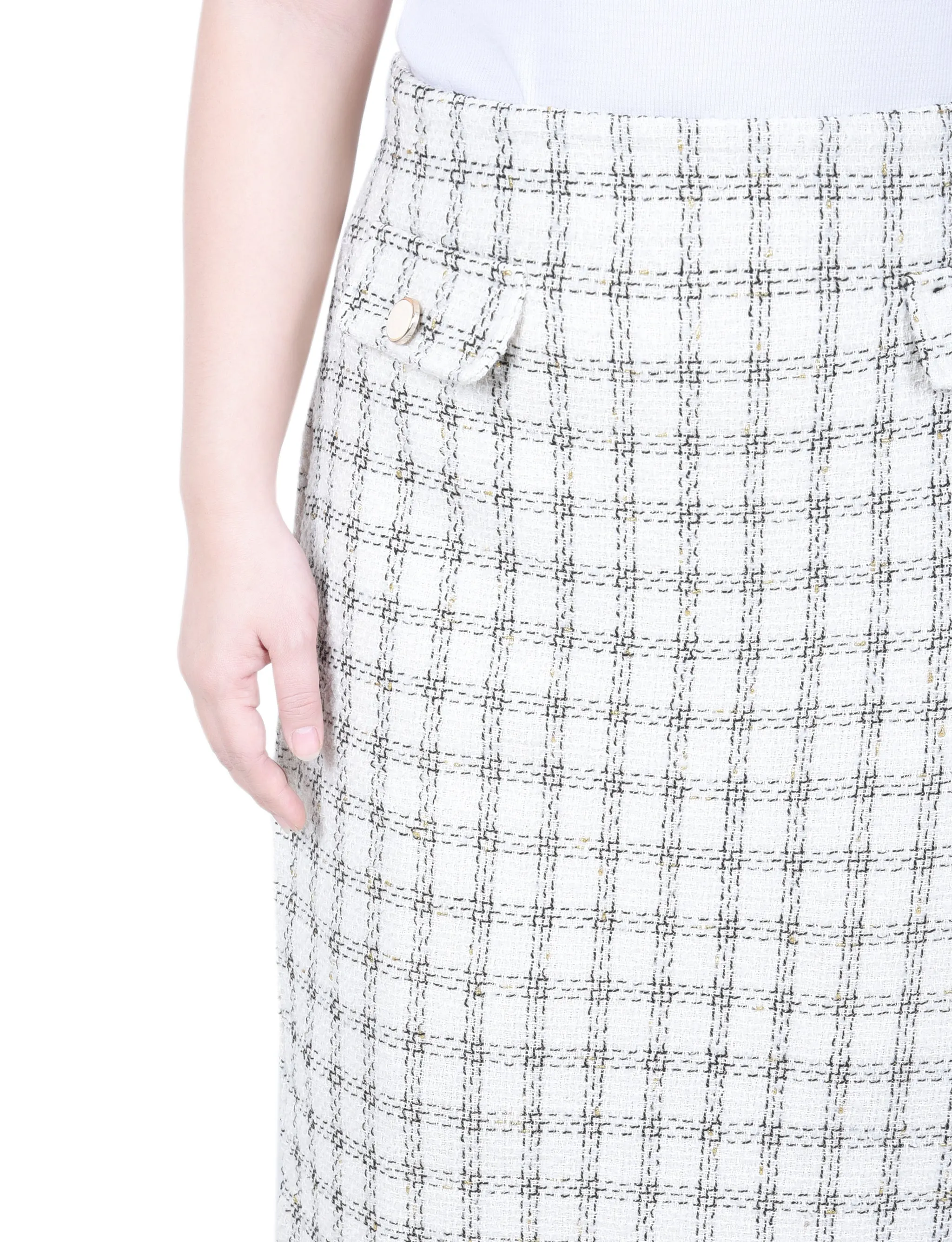 Slim Double Knit Skirt