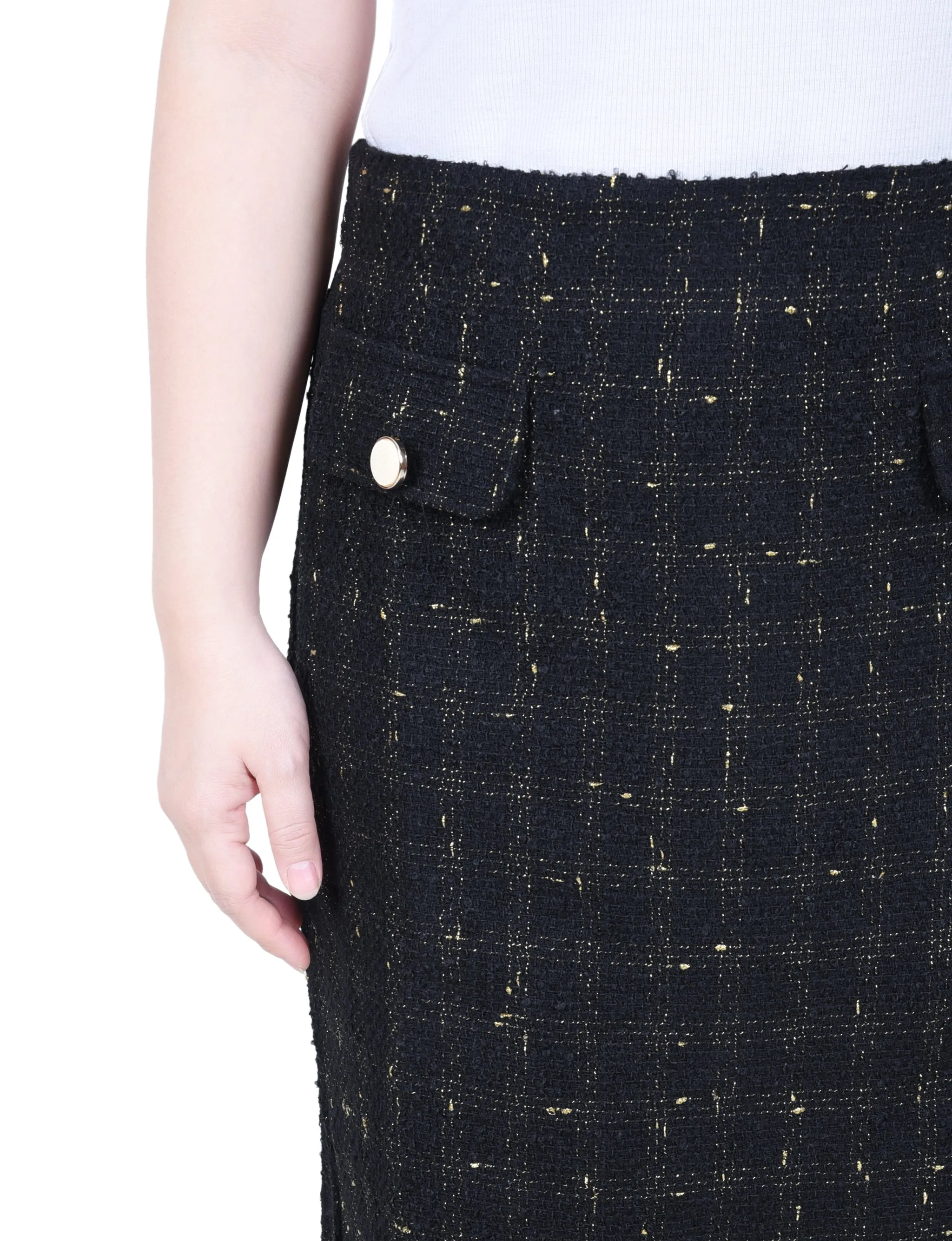 Slim Double Knit Skirt