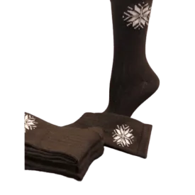 Snowflake Pattern Soft Acrylic Crew Women's Socks