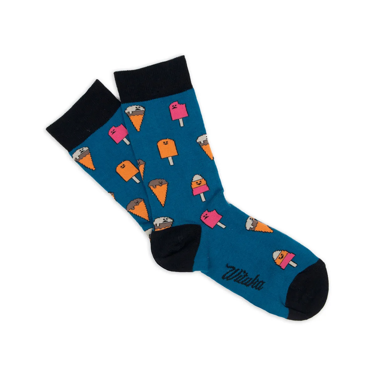 Socks Ice Cream Blue