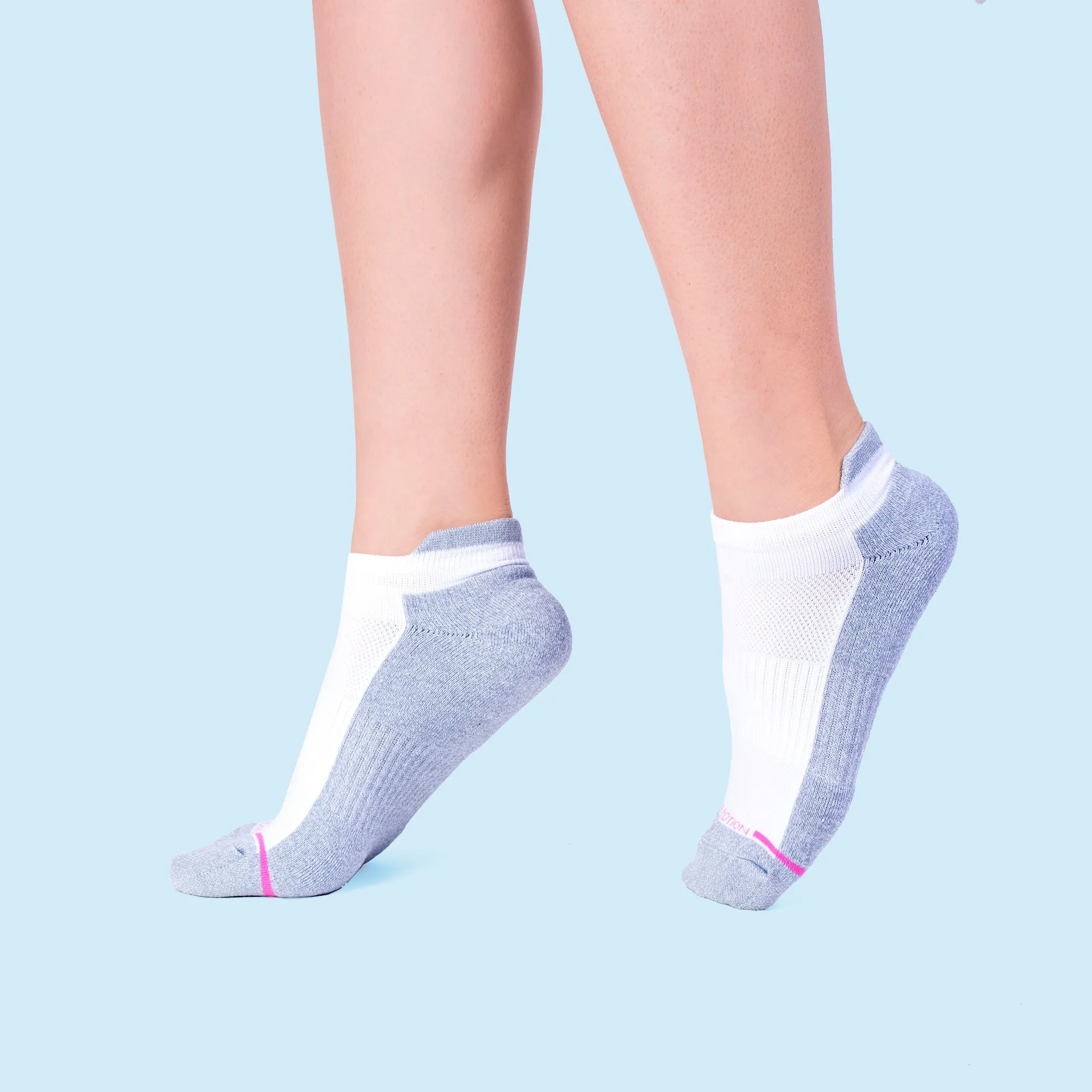 Solid Half-Cushion | Ankle Compression Socks For Women