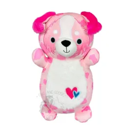 Squishmallow 10 Inch Magnis the Pink Dog Valentine Hug Mees Plush Toy