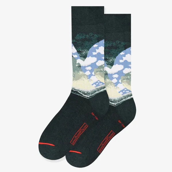 The Big Family by Magritte Art Socks size Small