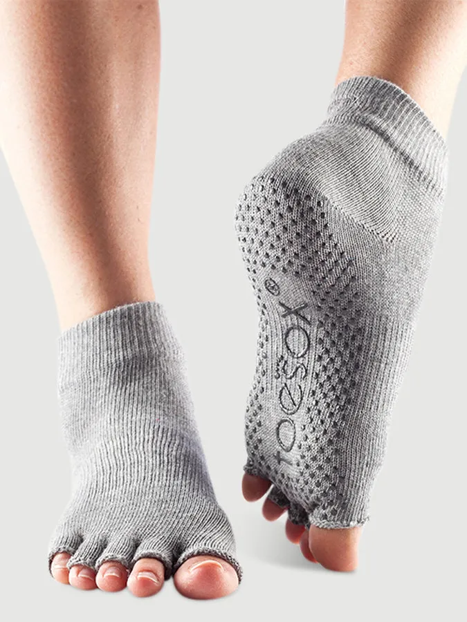 ToeSox Ankle Half Toe Women's Yoga Grip Socks