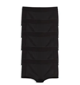 Tucking Boy Shorts 5-Pack - X= Black