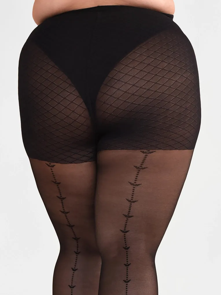 Tulip & Dot Back Line Tights 30D