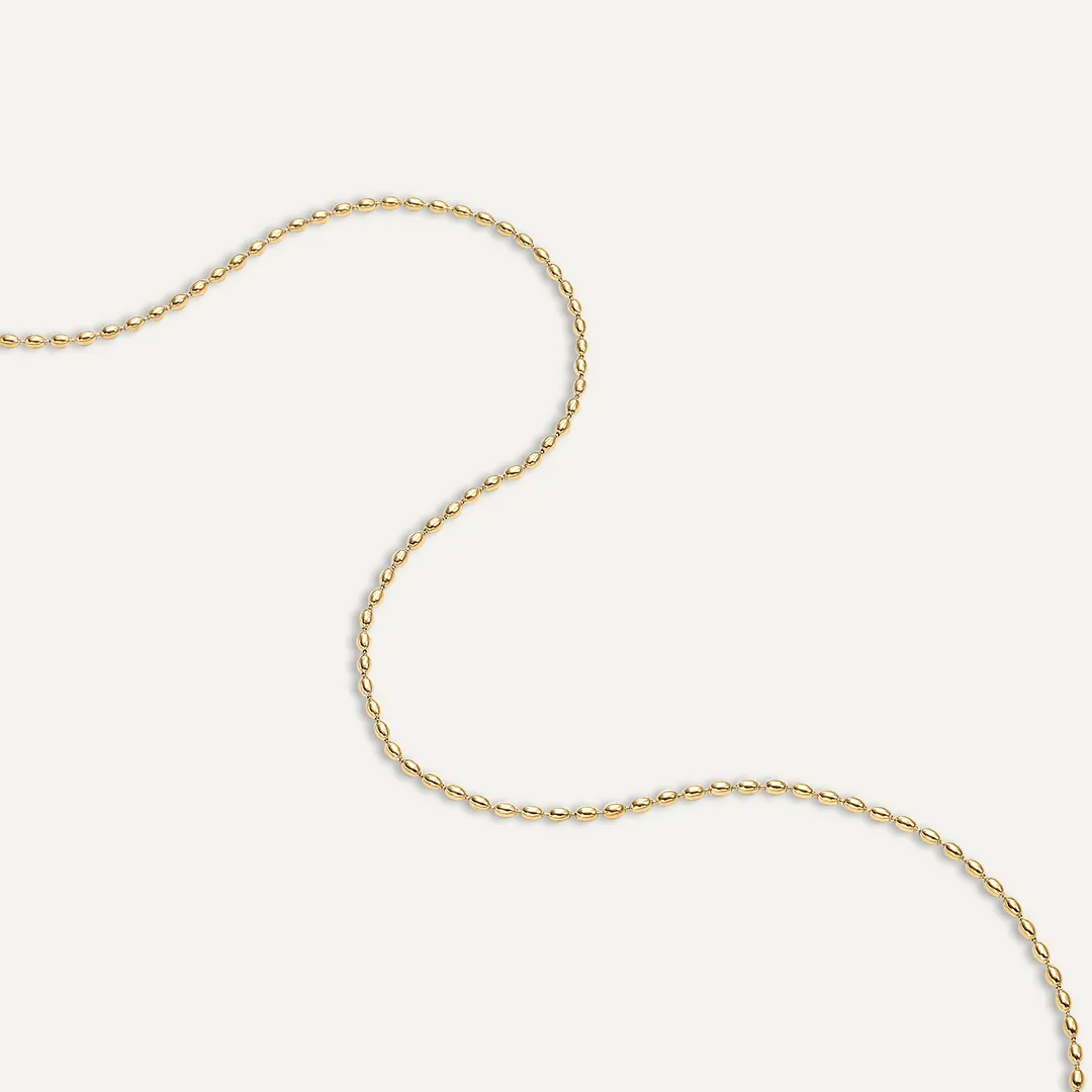 Vibes | Beaded Elegance Necklace | 18K Gold-Plated