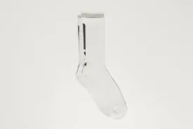 White Crew Socks