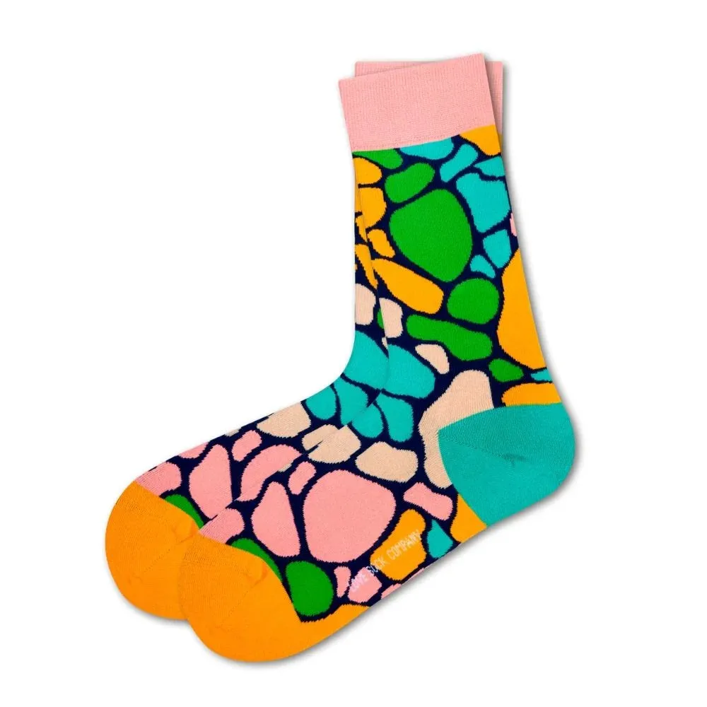 Women's Fun Novelty Crew Socks - Organic Cotton - Love Sock Company - Chili Burger