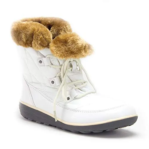 Women's Hike-02 Outdoor Fur Cuff Lace-Up Quilted Winter Snow Boots