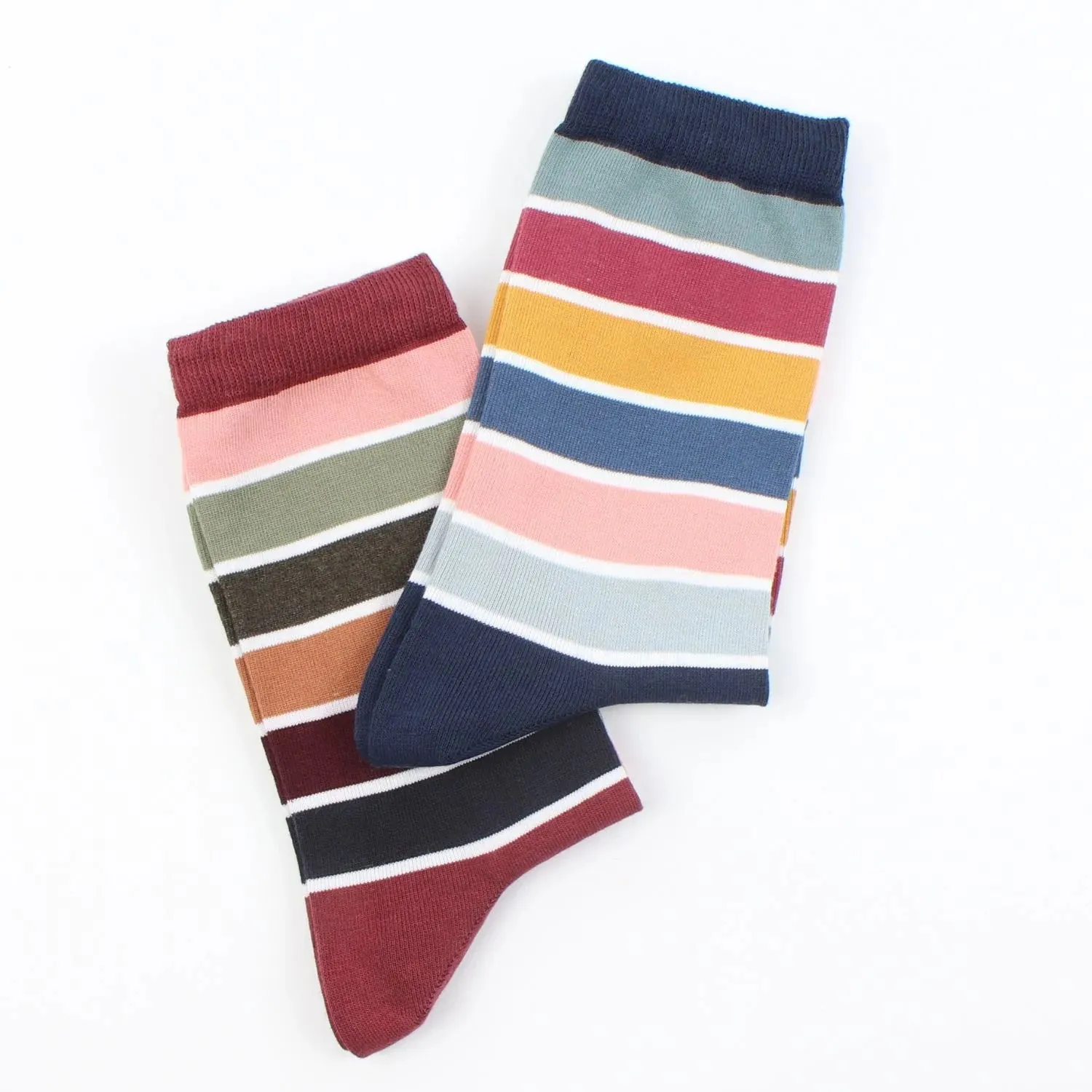 Women's Pantone Striped Cotton Socks