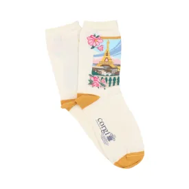 Women's Parisian Window Cotton Socks