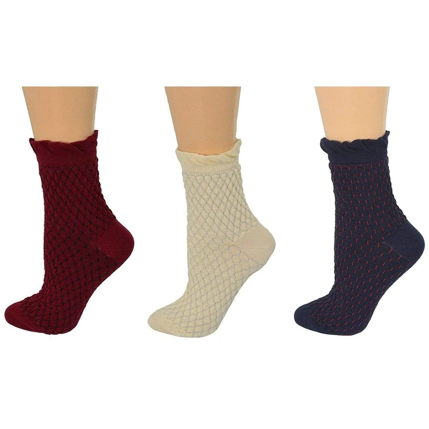 Women's Quarter-Hi Socks - Combed Cotton Comfort