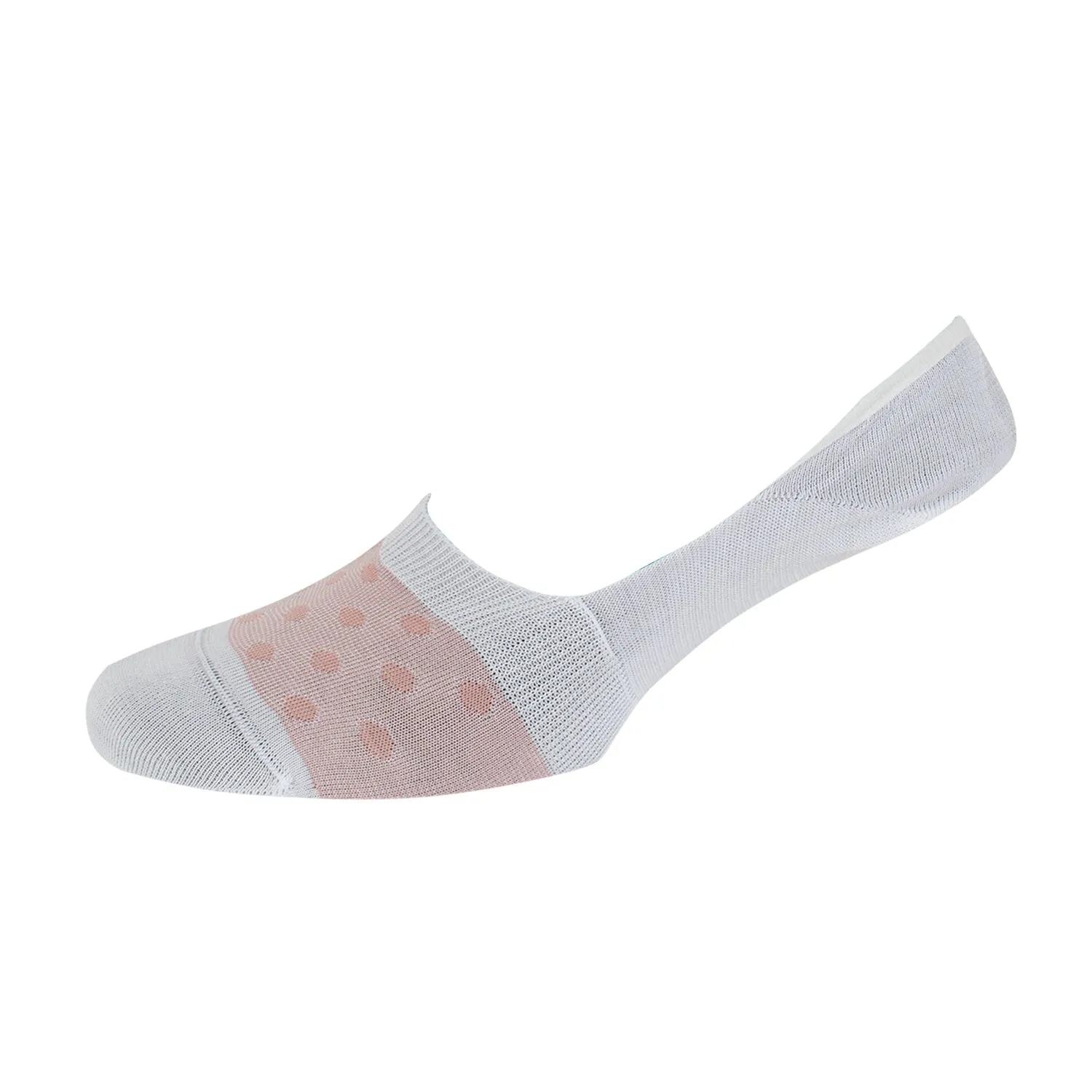 Women's Spotty Mercerised Cotton Invisible Socks