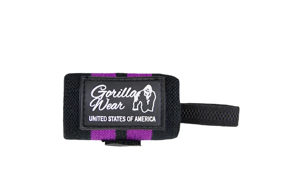 Women's Wrist Wraps - Black/Purple