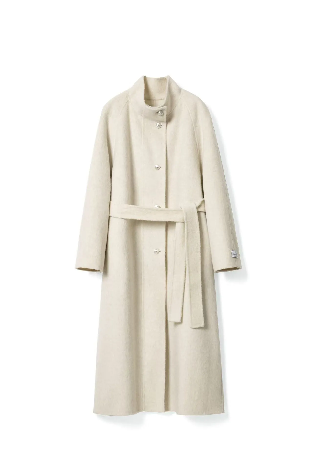 Wool Coat With Belt