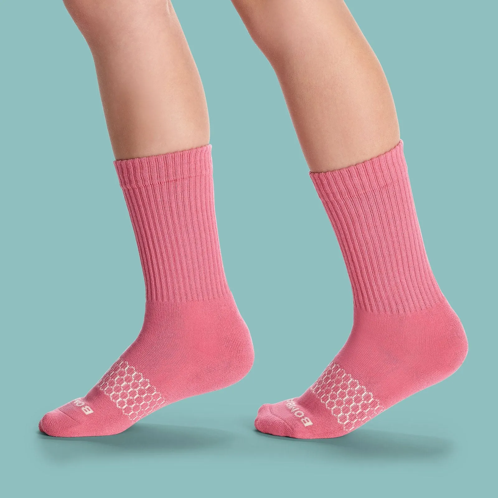 Youth Solid Calf Sock 8-Pack