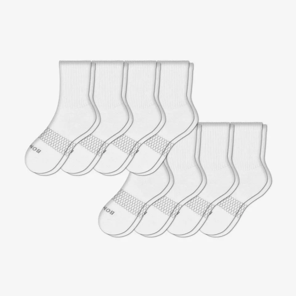 Youth Solid Calf Sock 8-Pack