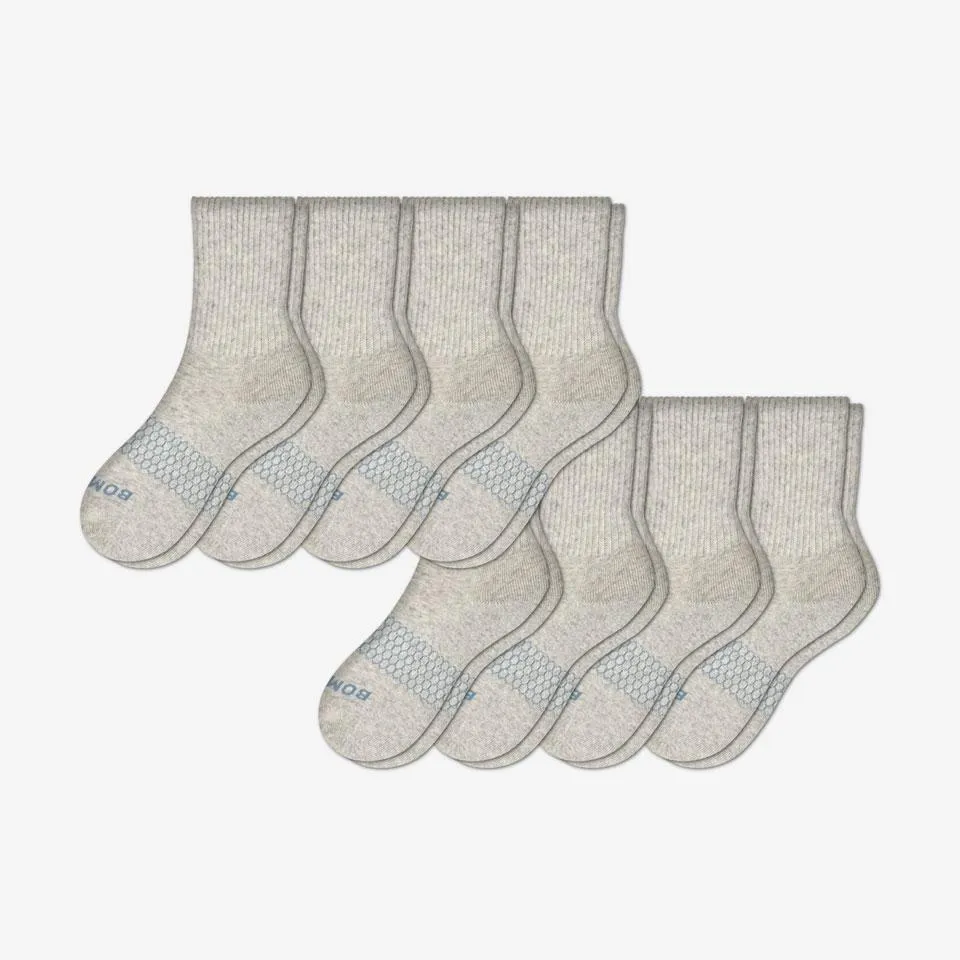 Youth Solid Calf Sock 8-Pack