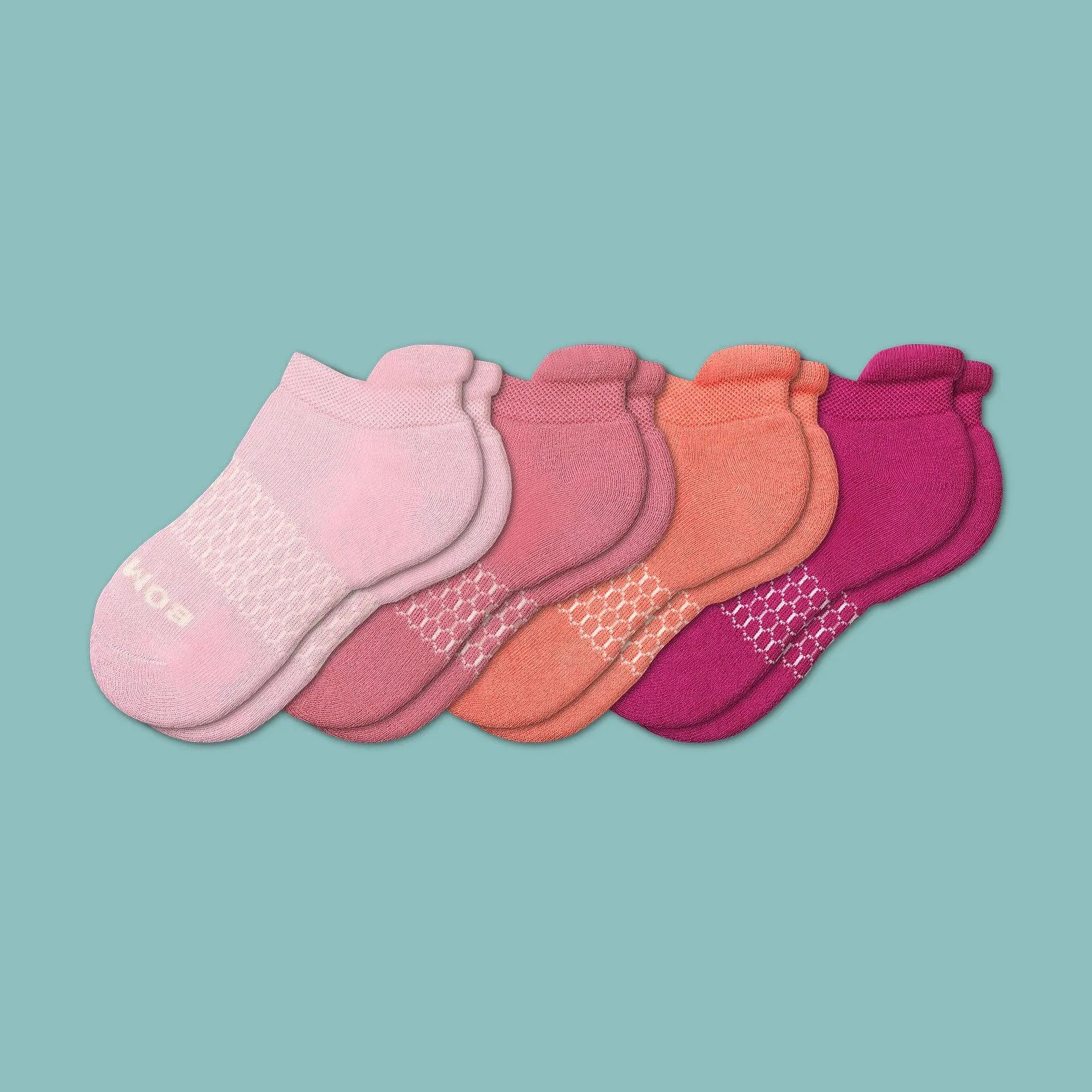 Youth Solids Ankle Sock 4-Pack