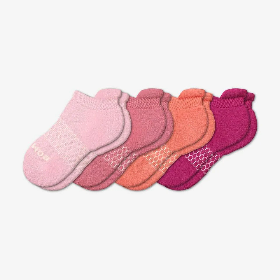 Youth Solids Ankle Sock 4-Pack