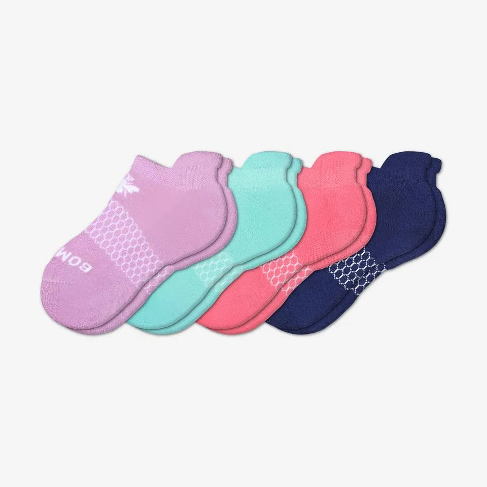 Youth Solids Ankle Sock 4-Pack