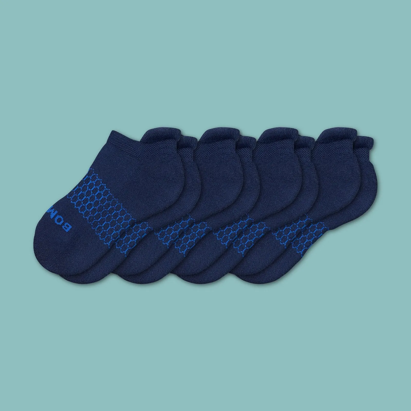 Youth Solids Ankle Sock 4-Pack