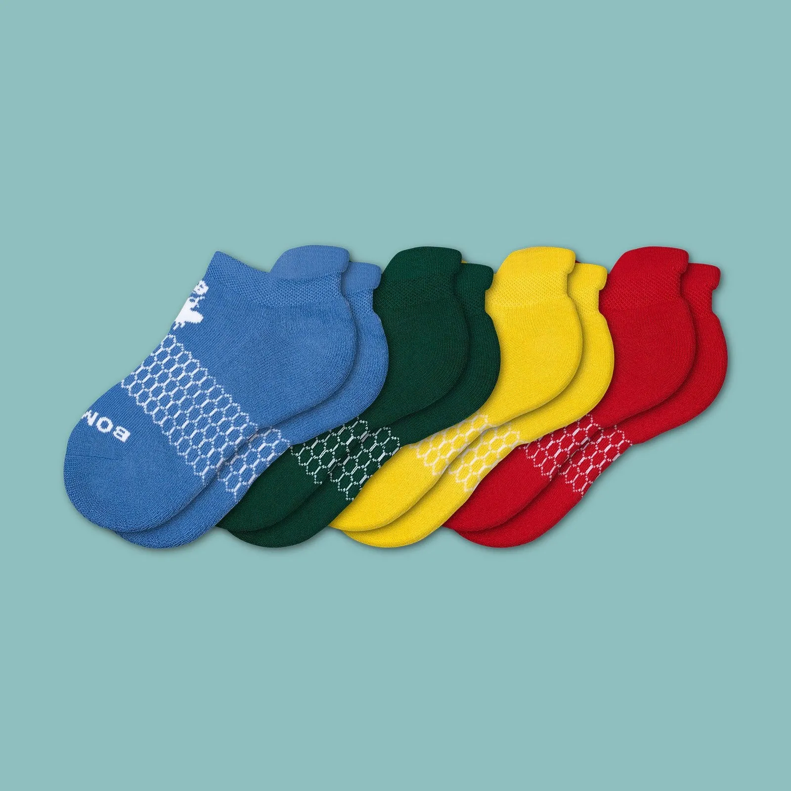 Youth Solids Ankle Sock 4-Pack