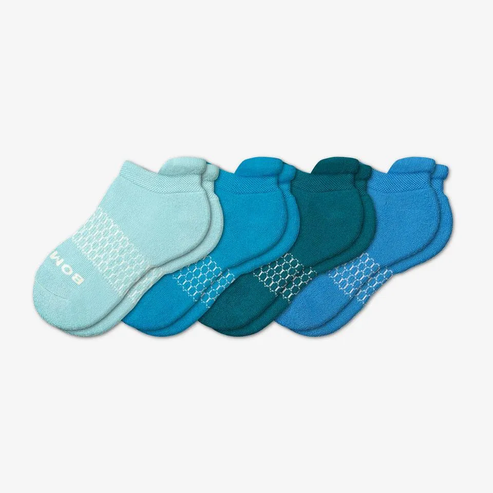 Youth Solids Ankle Sock 4-Pack